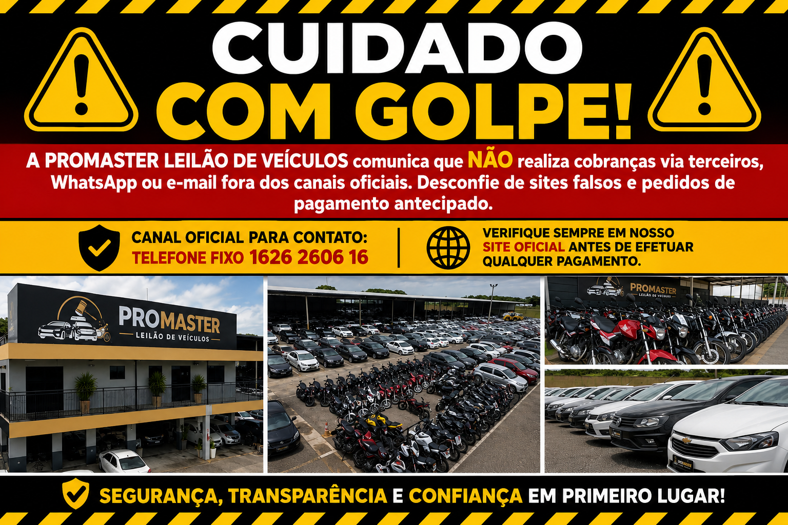 Alerta de segurança – ProMaster